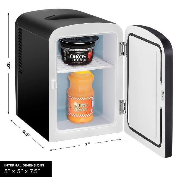 MINI REFRIGERADOR CHEFMAN 4 LTS NEGRO